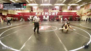 115 lbs Champ. Round 2 - Alysiana Salas, Los Banos vs Melanie Delgado, John H Pitman