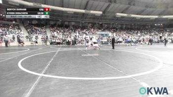 46 lbs Consi Of 16 #1 - Beryck Durham, Kiefer Youth Wrestling Club vs Kyren Hiracheta, Carl Albert