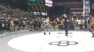 126 lbs Champ. Rd Of 64 - Dashaun Thomas, Indiana vs Gunner Adams, Ohio