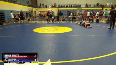 126 lbs Cons. Round 2 - Shayne Boutte, Manhattan Regional Training Center (MRTC) vs Jet Millison, Bobcat Wrestling Club