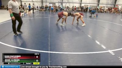 Silver 174 lbs Cons. Round 2 - Sedee AlObaidi, Wisconsin-La Crosse vs Kash Macumber, Wisconsin-La Crosse