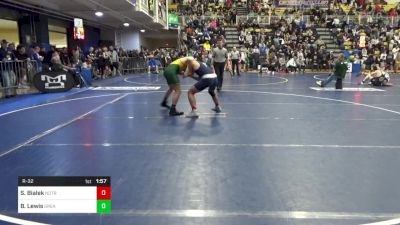 152 lbs R-32 - Stephen Bialek, Notre Dame GP vs Beau Lewis, Great Bridge-VA