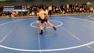 165 lbs Placement Matches (16 Team) - Ben McAllister, Millard West vs Jaxson Rhoads, Northwest