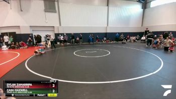 55 lbs Champ. Round 2 - Dylan Zamarripa, NB Elite Wrestling Club vs Cash Maxwell, Texas Elite Wrestling Club