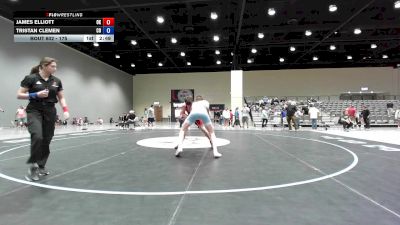 175 lbs Cons. Round 2 - James Elliott, OK vs Tristan Clemen, CO
