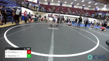 131 lbs Consolation - Michael Critchfield Jr., Choctaw Ironman Youth Wrestling vs Balen Hilgenberg, Standfast