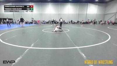 55 lbs Semifinal - Christopher Waitkus II, Regulators 9U 1 vs Theseus Yang-Elson, Team Savage 9U