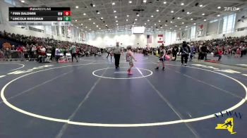 101 lbs Cons. Semi - Lincoln Bergman, Bear Cave Wrestling vs Finn Baldwin, Revolution Elite Wrestling