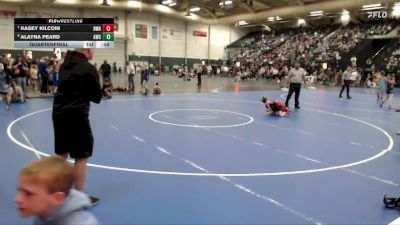 59-68 lbs Quarterfinal - Kasey Kilcoin, Nebraska Wrestling Academy vs Alayna Peard, Aurora Wrestling Club