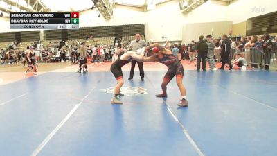 115-H lbs Consi Of 4 - Sebastian Cantarero, Vougar's Honors Wrestling vs Braydan Reynolds, Immortals