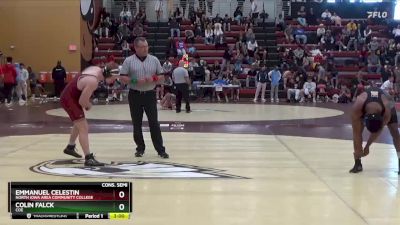 165 lbs Cons. Semi - Colin Falck, Coe vs Emmanuel Celestin, North Iowa Area Community College