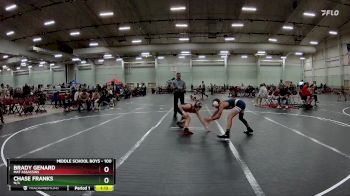 100 lbs Quarterfinal - Brady Genard, Mat Assassins vs Chase Franks, N/A