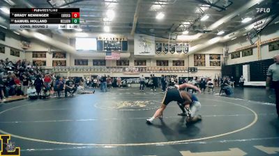 165 lbs Cons. Round 3 - Brady Nenninger, Eureka vs Samuel Holland, McCluer North