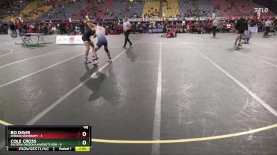 141 lbs Placement (4 Team) - Bo Davis, Corban University vs Cole Cross, Eastern Oregon University (OR)