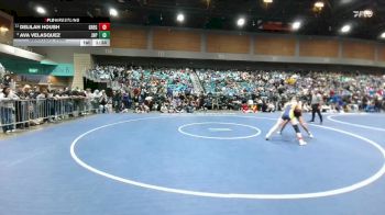 120 lbs Quarterfinal - Ava Velasquez, Pitman vs Delilah Housh, Gregori