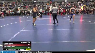 180 lbs Champ. Round 1 - Jaxon Ertel, Neosho Youth Wrestling vs Gregory Varela, Legends Of Gold