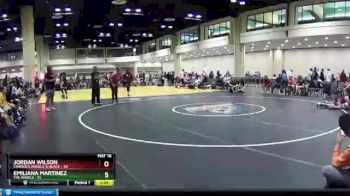 185 lbs Semis & Wb (16 Team) - Jordan Wilson, Charlie`s Angels-IL Black vs Emiliana Martinez, The Angels