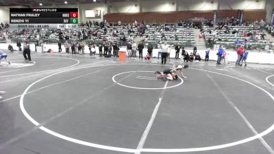 86 lbs Semifinal - Nathan Fraley, NorCal Nomads vs Renzhi Yi, Bay Area Dragons WC