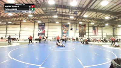 126 lbs Consi Of 4 - Braden Johnson, WI vs Thomas Baker, OK