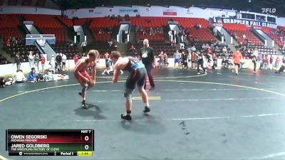 160 lbs Cons. Semi - Owen Segorski, Michigan Premier vs Jared Goldberg, The Wrestling Factory Of Cleve