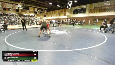 215 lbs Cons. Round 3 - Nolan Seipert, Del Oro vs Aurelio Castro, Central East