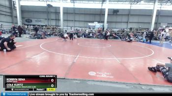 105 lbs Cons. Round 3 - Cole Kuntz, Southern Idaho Wrestling Club vs Korbyn Sena, Nampa West