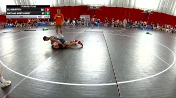 113 lbs Round 2 (8 Team) - Eli Griffith, Savannah-Maysville B vs Nathan Brethorst, WCAABE Knights