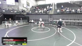 160 lbs Cons. Round 5 - Lincoln Lomeli, Hurricane High School vs Camden Eckhardt, Maple Mountain High School