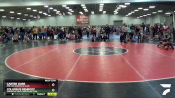 49 lbs Cons. Round 3 - Carter Gore, Red Lion Wrestling Club vs Columbus Behrooz, Powhatan Youth Wrestling Club