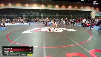 126 lbs Cons. Round 1 - Eben Nau, Tahoma vs Finley Nye, University Prepatory School