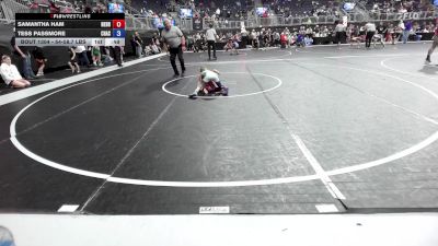 54-58.7 lbs 3rd Place - Samantha Ham, Nebraska Wrestling Academy vs Tess Passmore, Chase County Wrestling Club