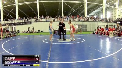 108 lbs Round 3 (6 Team) - Lyla Davis, Minnesota vs Aliyana Ortner, Arkansas