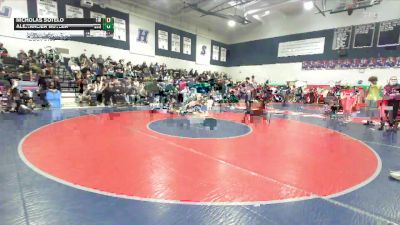 122 lbs Champ. Round 2 - Nicholas Sotelo, Team War vs Alexander Butler, Villa Park High School