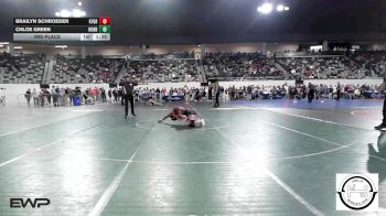 108 lbs 3rd Place - Brailyn Schroeder, Kingfisher YellowJackets vs Chloe Green, Hurricane Wrestling Academy
