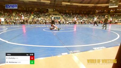 76 lbs Round Of 16 - Parker Zluticky, Kansas Young Guns vs Mack McKenna, Pursuit Wrestling Academy