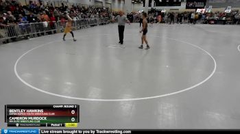 108 lbs Champ. Round 2 - Bentley Hawkins, Eaton Rapids Youth Wrestling Club vs Cameron Murdock, MN Elite Wrestling Club