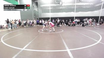 120 lbs Cons. Round 1 - Abigail Monaco, Greater Heights Wrestling vs Casey Saylor, Spring Hill Wrestling