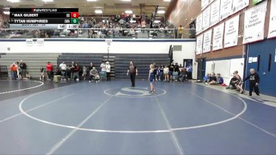 59 lbs Cons. Round 4 - Max Gilbert, Declo Stingers vs Tytan Humphries, Sublime Wrestling Academy