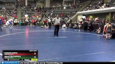 60 lbs Cons. Round 5 - Braxton Kappius, Nebraska Boyz vs Karson Smith, Nebraska Boyz