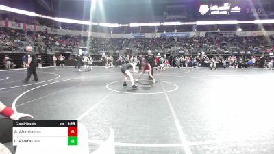 130.8 lbs Consolation - Ariana Alcorta, Nebraska Wrestling Academy vs Luisa Rivera, Darkhorse WC