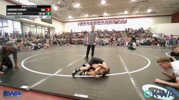 43 lbs Semifinal - Ashdon Cathey, Tonkawa Takedown Club vs Brycen Leal, Jacket Wrestling Club
