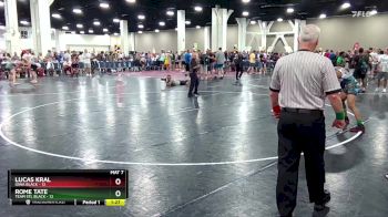 150 lbs Placement (16 Team) - Lucas Kral, Iowa Black vs Rome Tate, Team STL Black