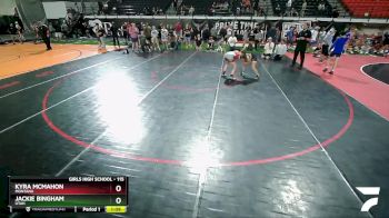 115 lbs Quarterfinal - Kyra McMahon, Montana vs Jackie Bingham, Utah