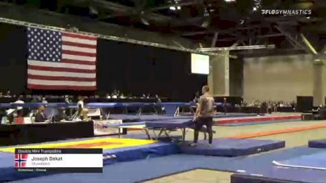 Joseph Dekat - Double Mini Trampoline, Skywalkers - 2021 USA Gymnastics Championships