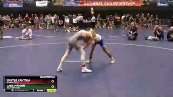 141 lbs Quarterfinal - 10 Kyle Kantola, Indiana Tech vs Cade Manion, Oklahoma City