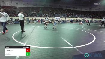 61 lbs Consi Of 8 #1 - Ashton Post, OKC Saints Wrestling vs Jesse Voss, Skiatook Youth Wrestling 2022-23