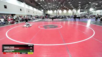 150A Champ. Round 1 - Mason Todd, Christian Brothers College vs Jaden Byers, Deer Creek (ED)