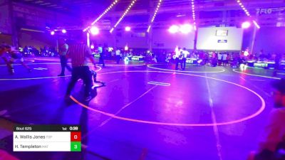 46 lbs Quarterfinal - Ameer Wallis Jones, Top Rank Hammers vs Hayden Templeton, Mat Rats Rebooted