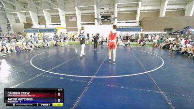 175 lbs Placement Matches (8 Team) - Camden Crew, Oklahoma Outlaws Red vs Jacob Hutchins, Wisconsin