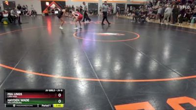 JV-6 lbs Round 2 - Mia Ungs, Linn-Mar vs Hayden Wade, Williamsburg